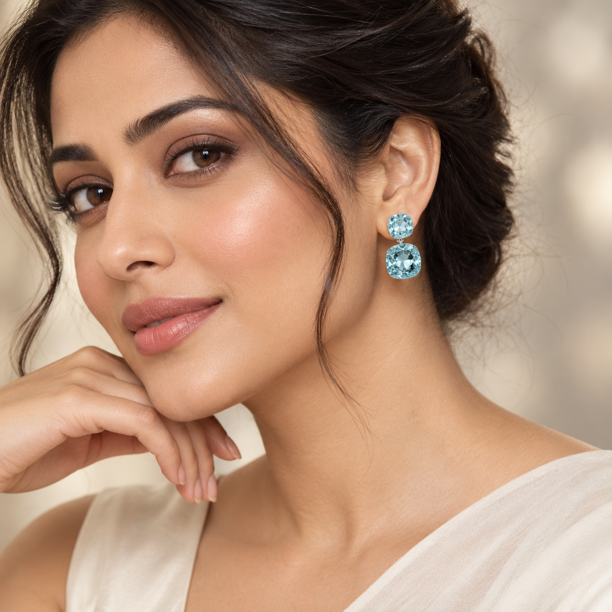 Sandra Crystal Studs - GoDazzle