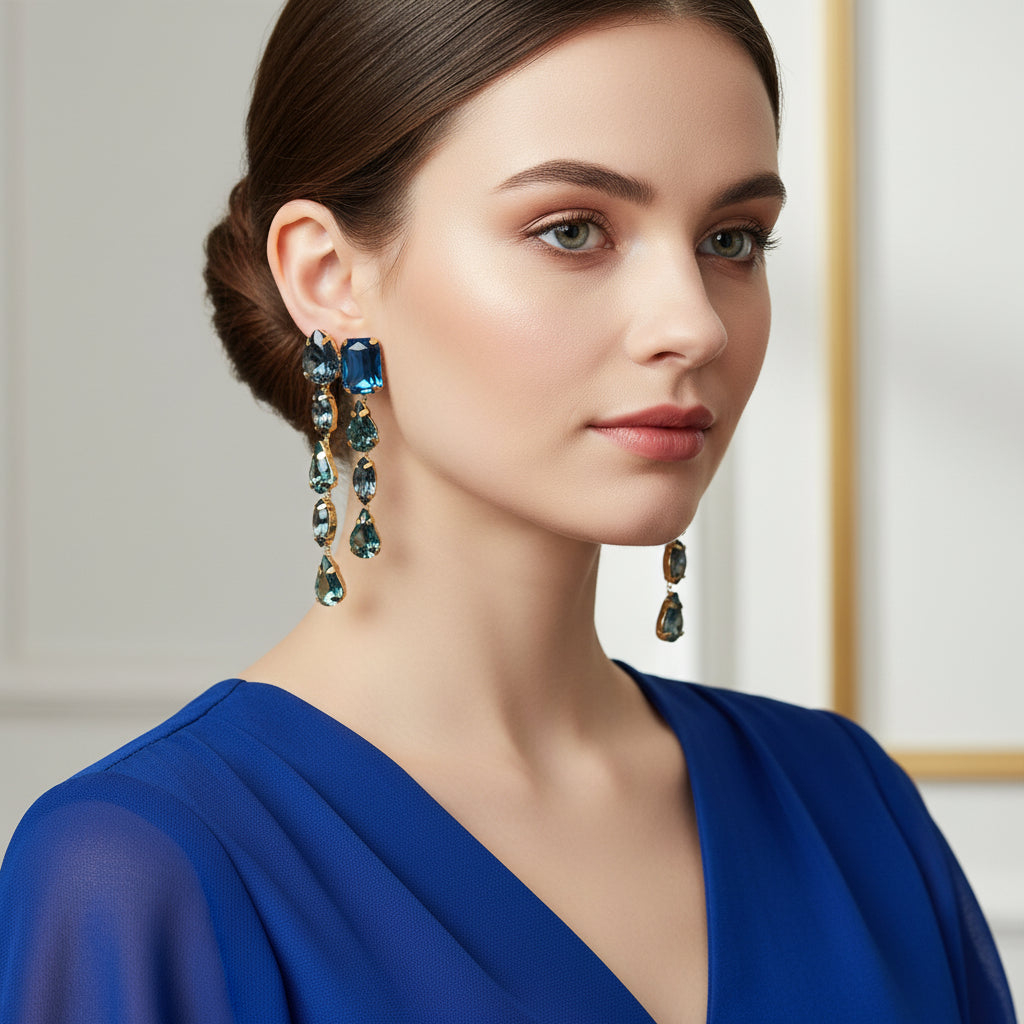 Stella Blue Dangler - GoDazzle