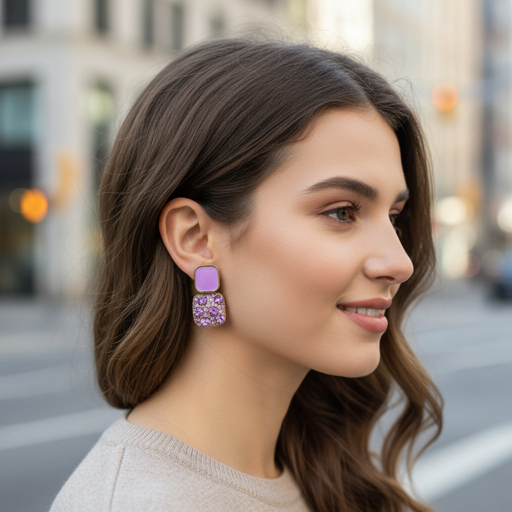 Pretty Purple Dangler - GoDazzle