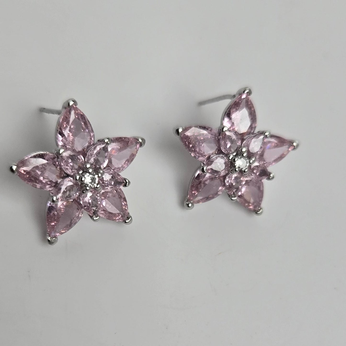 Pink Crystal Earring - GoDazzle