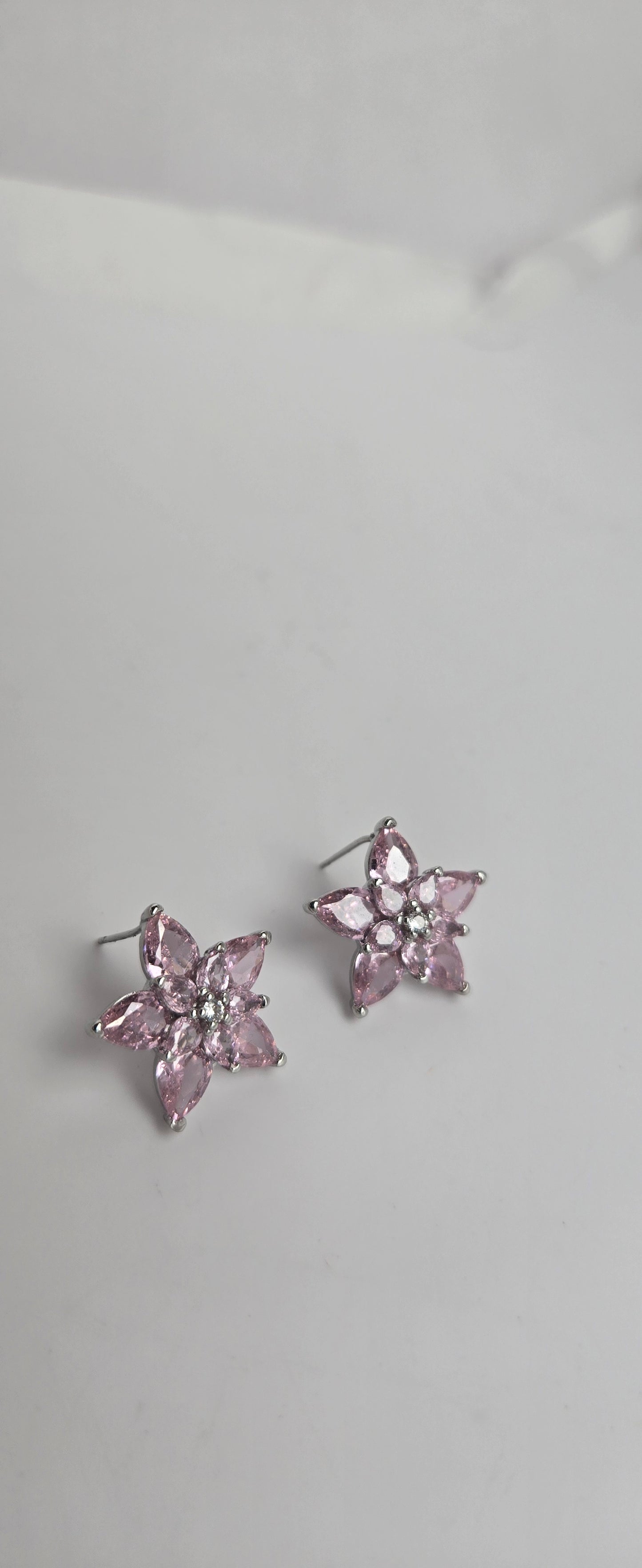 Pink Crystal Earring - GoDazzle
