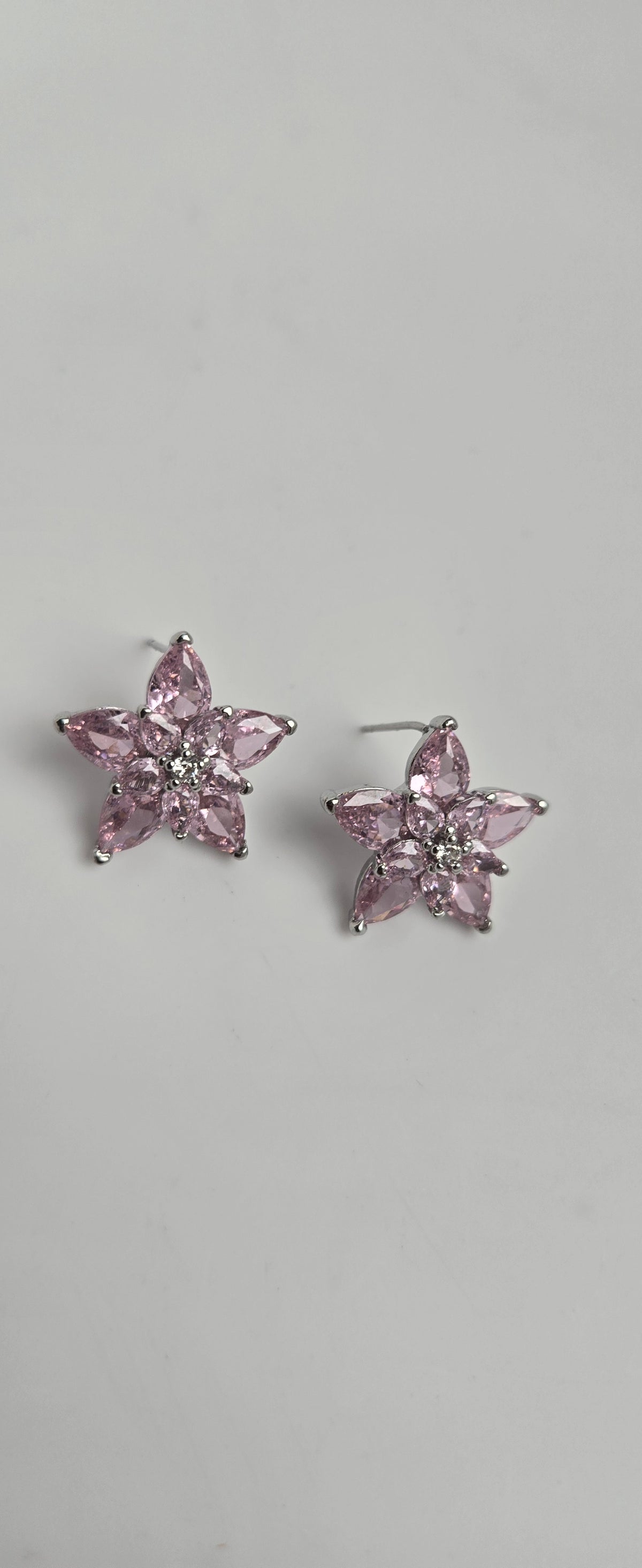 Pink Crystal Earring - GoDazzle