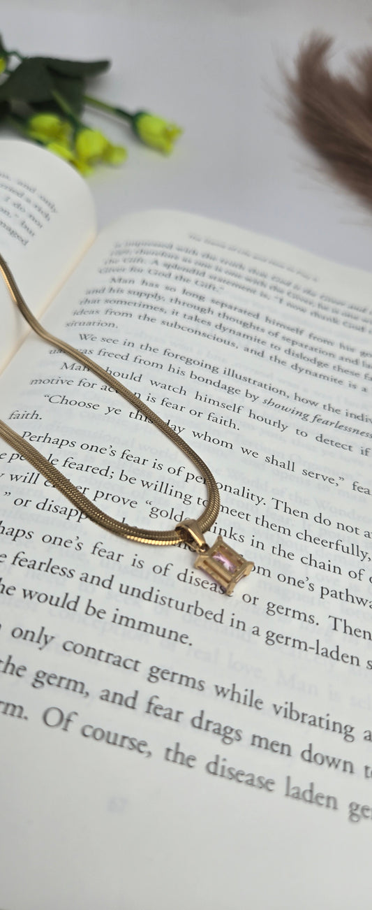 Pink Shine Necklace