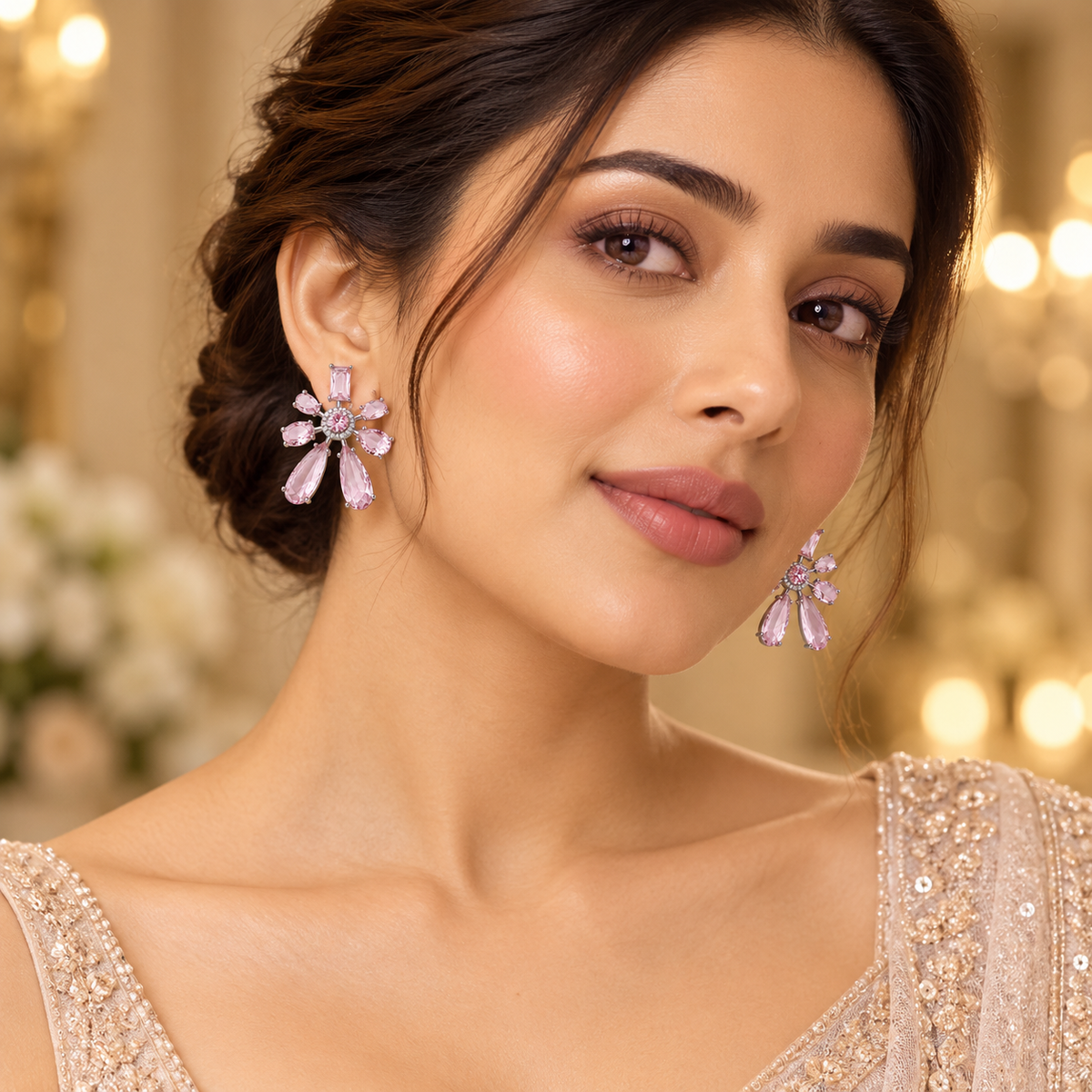 Pink Desire Earring