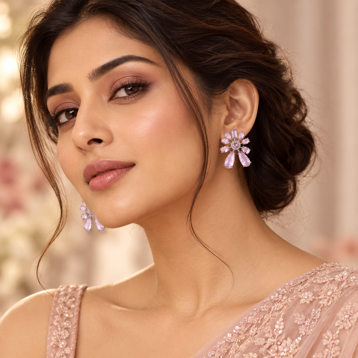 Pink Desire Earring