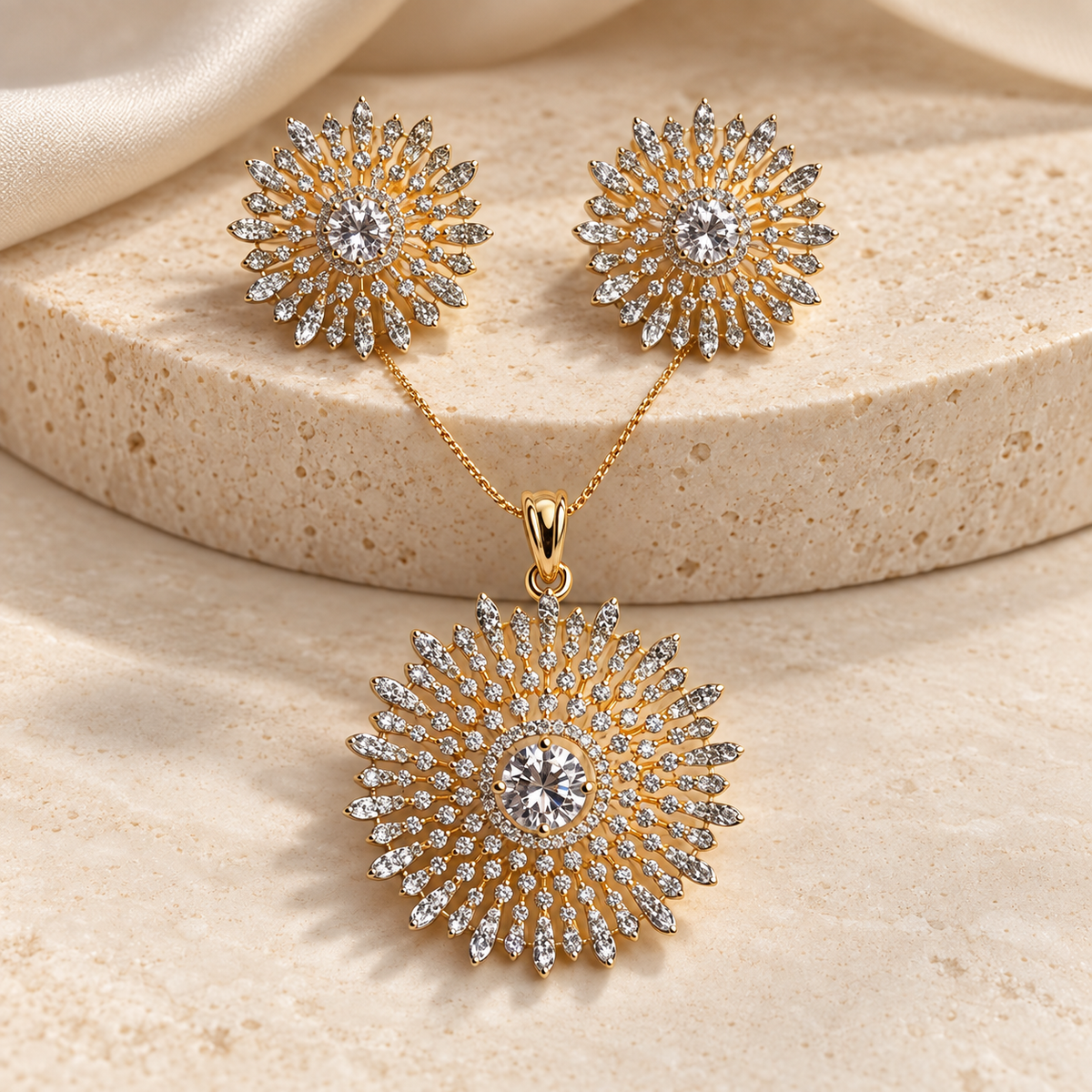 Sania Pendant earring set