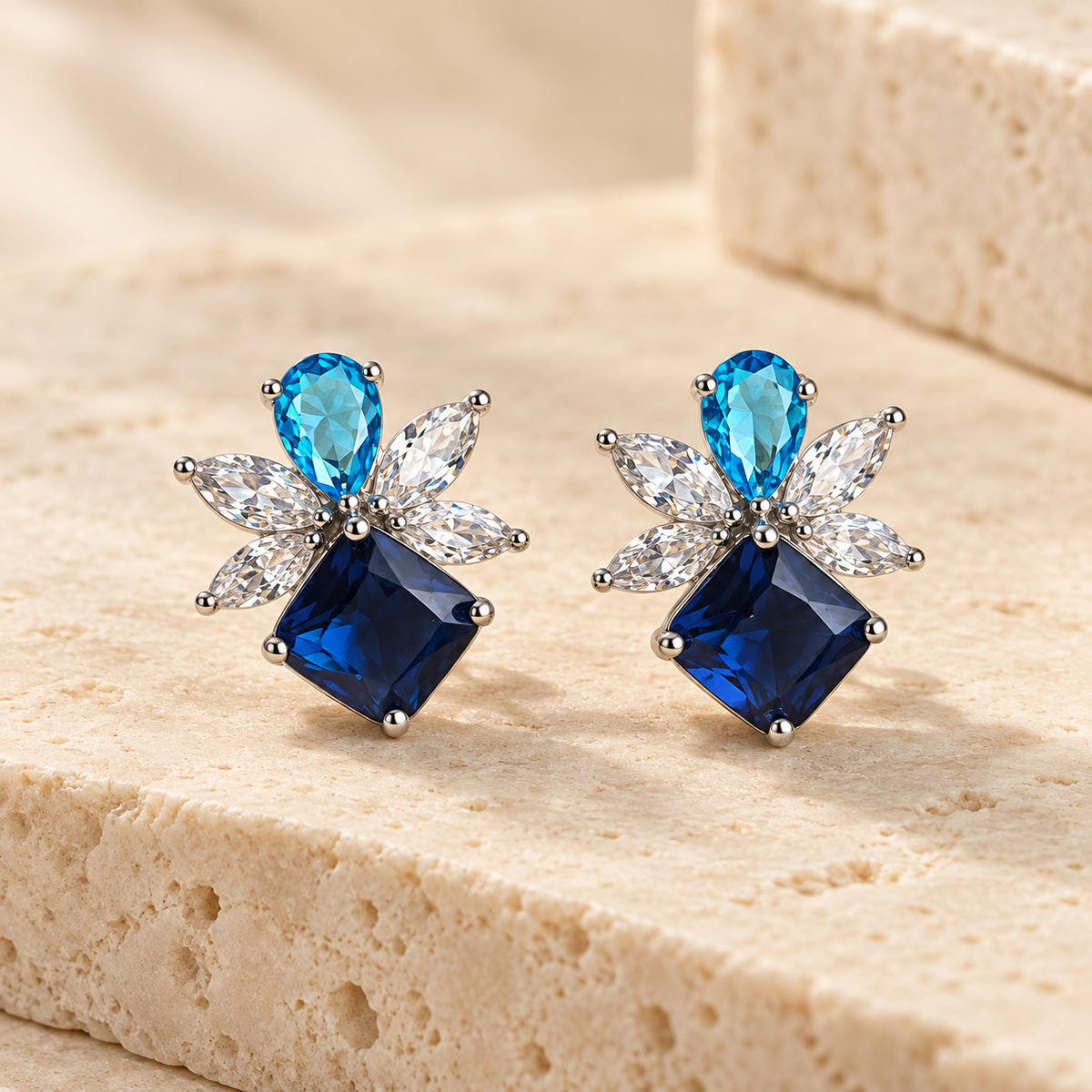 Sarah Blue Earring