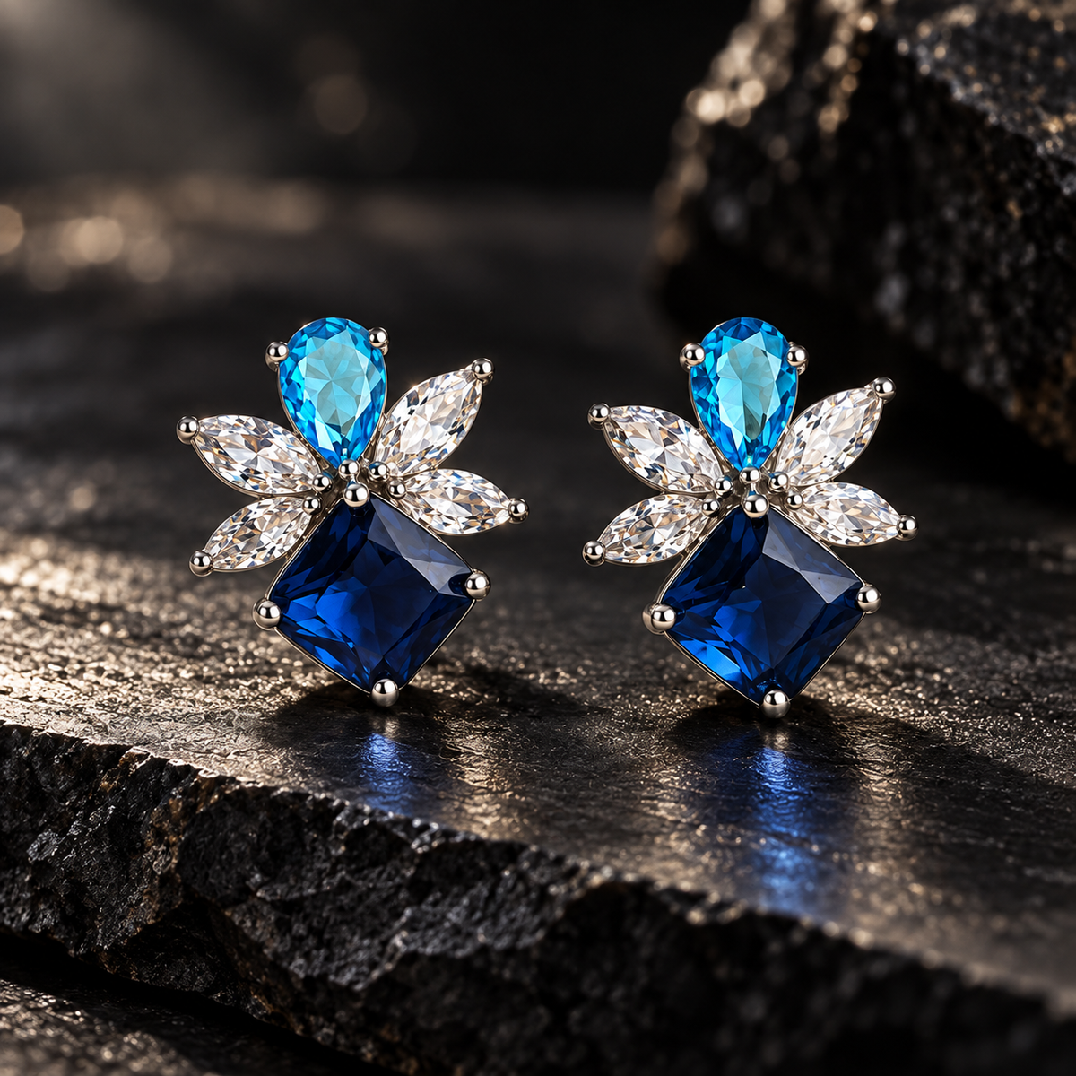 Sarah Blue Earring