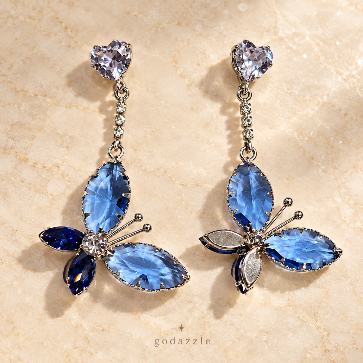 Blue Butterfly Earring
