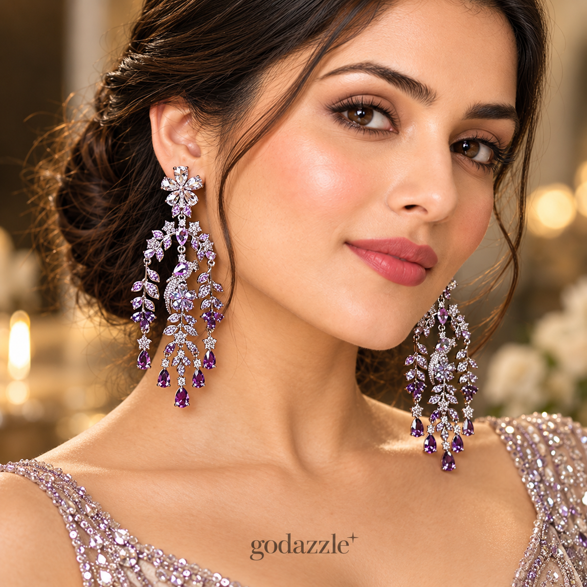 Kiarsha Lavander Earring