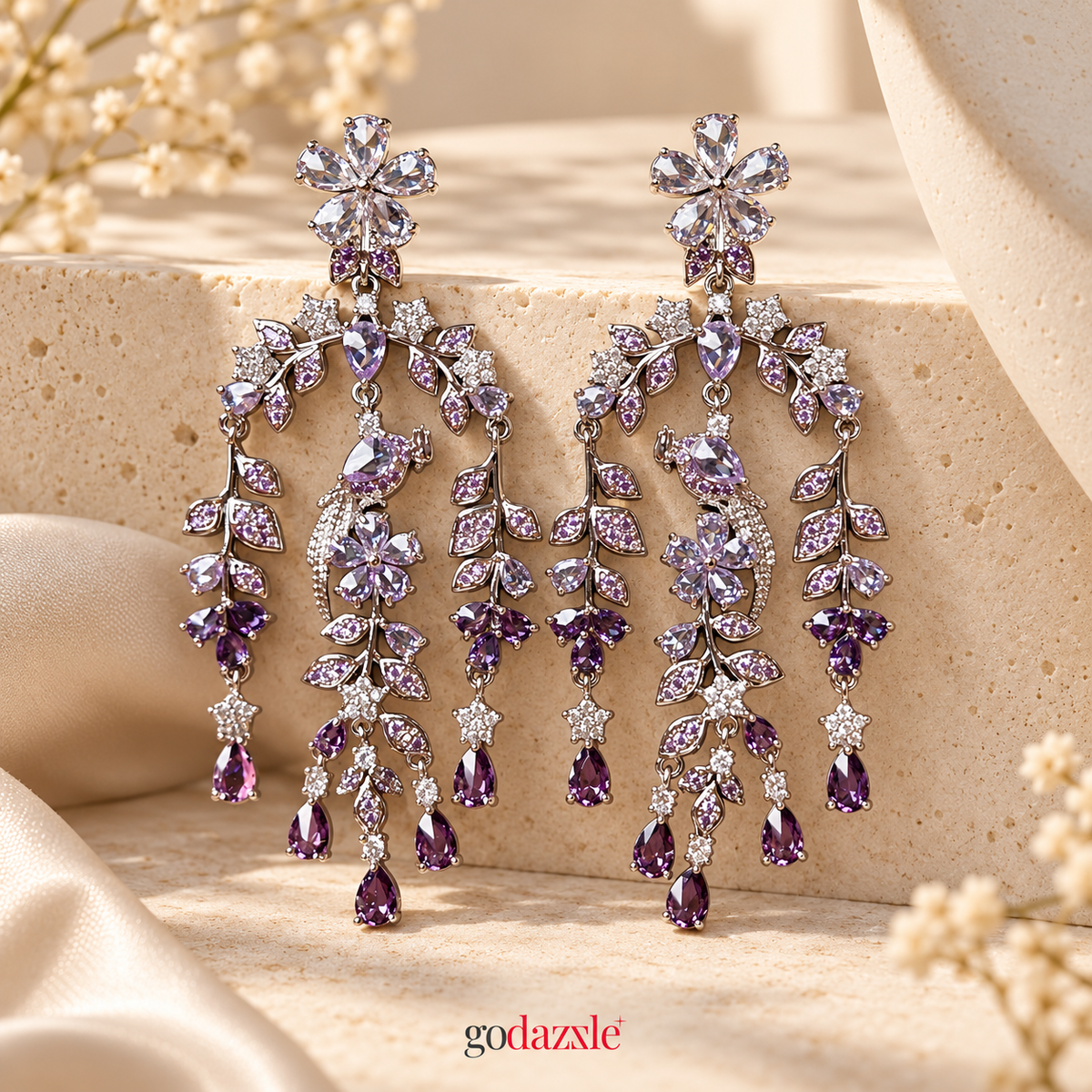 Kiarsha Lavander Earring