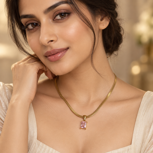 Pink Shine Necklace