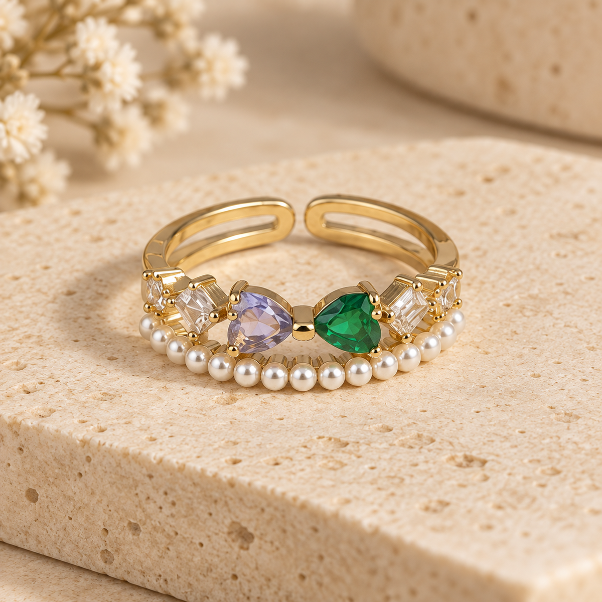 Stack Deva Ring - GoDazzle