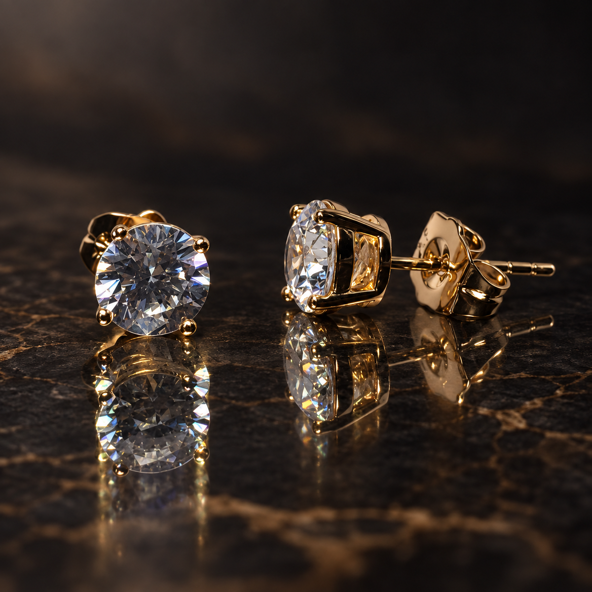 Luxe Diamond Studs - GoDazzle