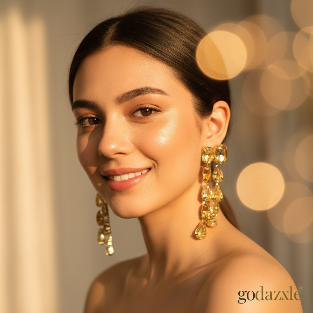 Stella Golden Dangler - GoDazzle