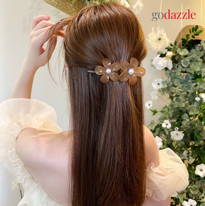 Hair Flower Clip - GoDazzle