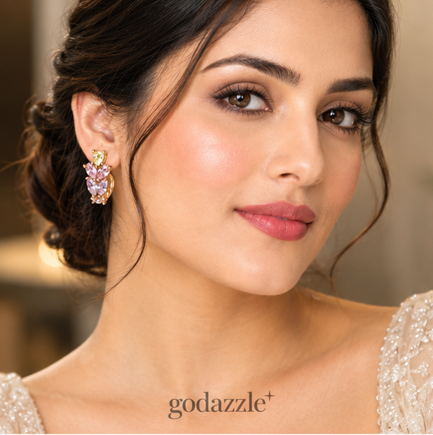 Rose Pink Earring