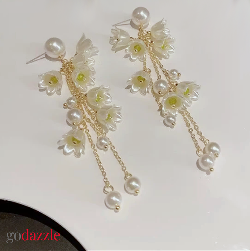 Pearl Flower Tassel - GoDazzle