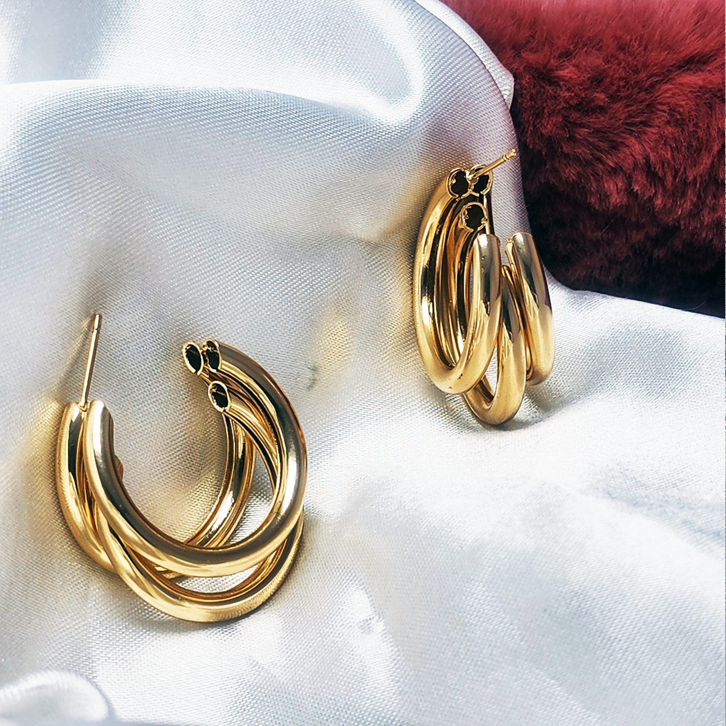 Three Layer Hoops - GoDazzle