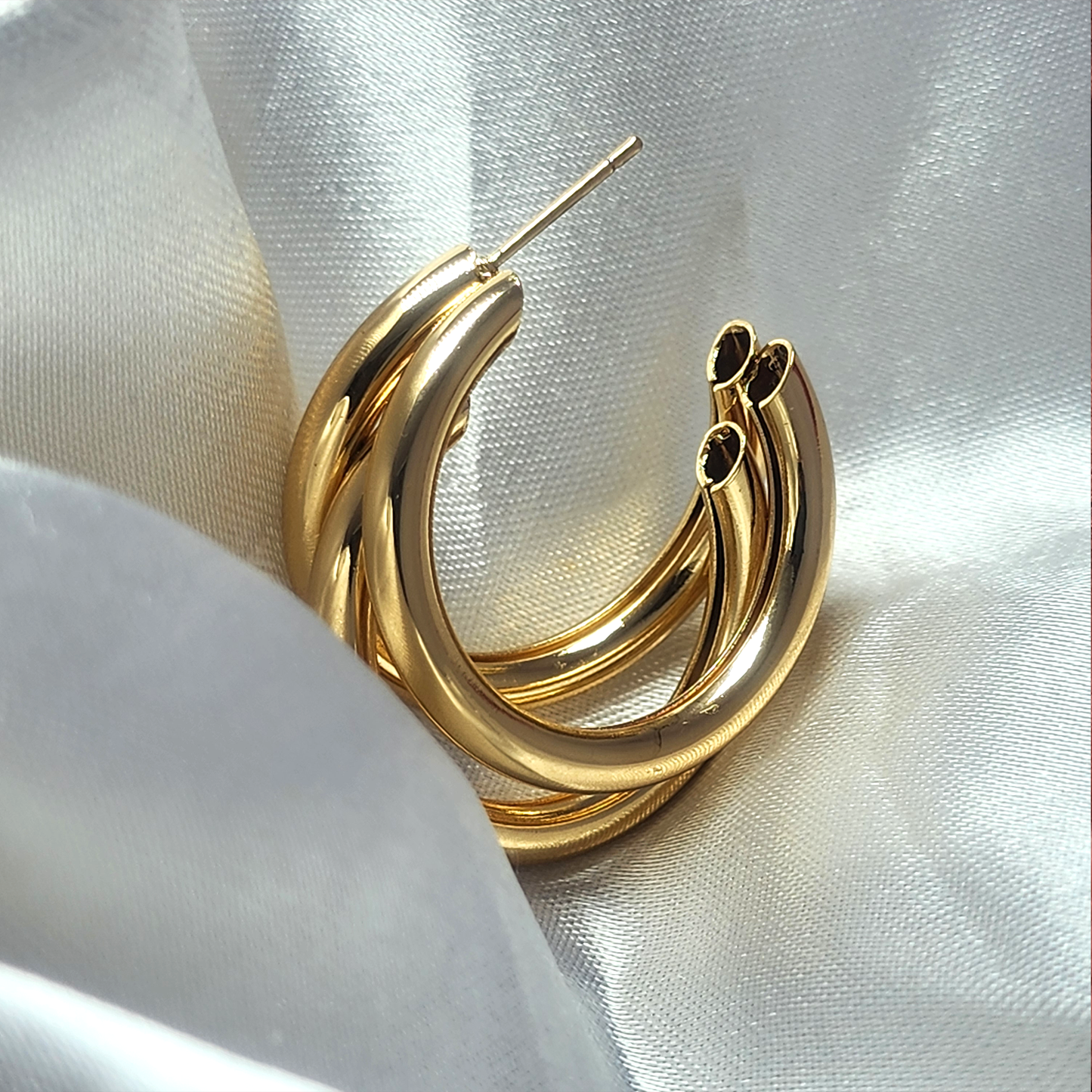 Three Layer Hoops - GoDazzle