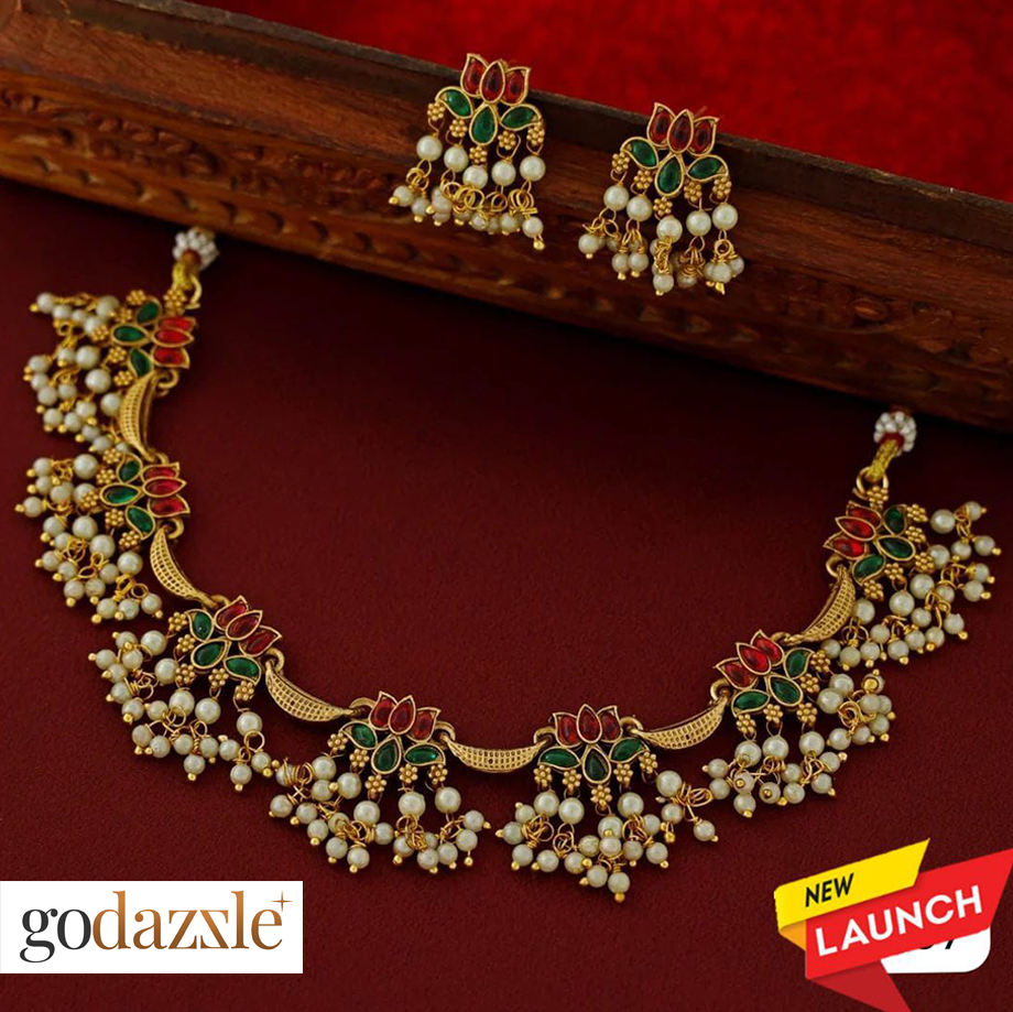 Navratri Necklace - GoDazzle