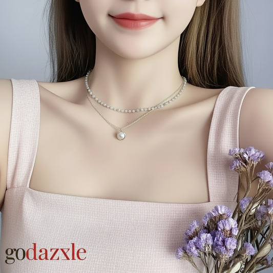 Eva Pearl Layered Chain - GoDazzle