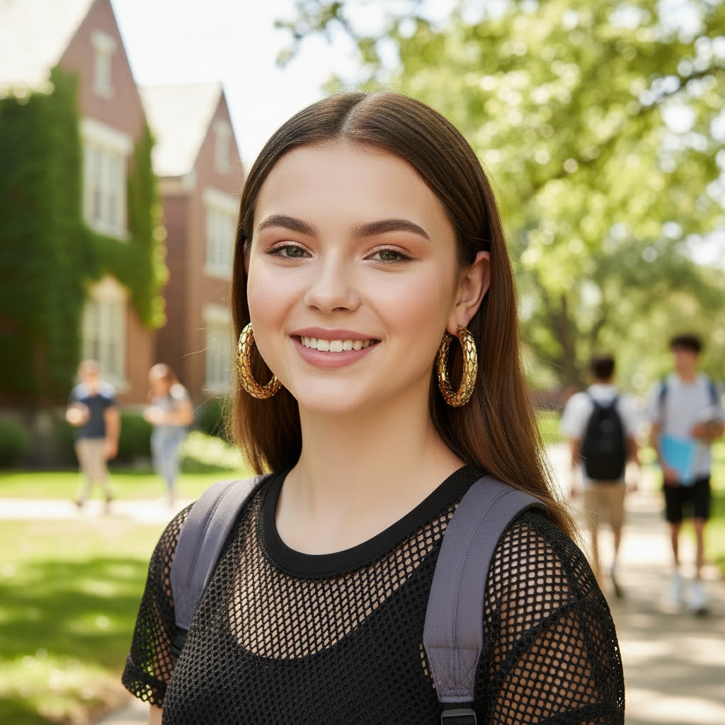 Stella Gold Hoops - GoDazzle