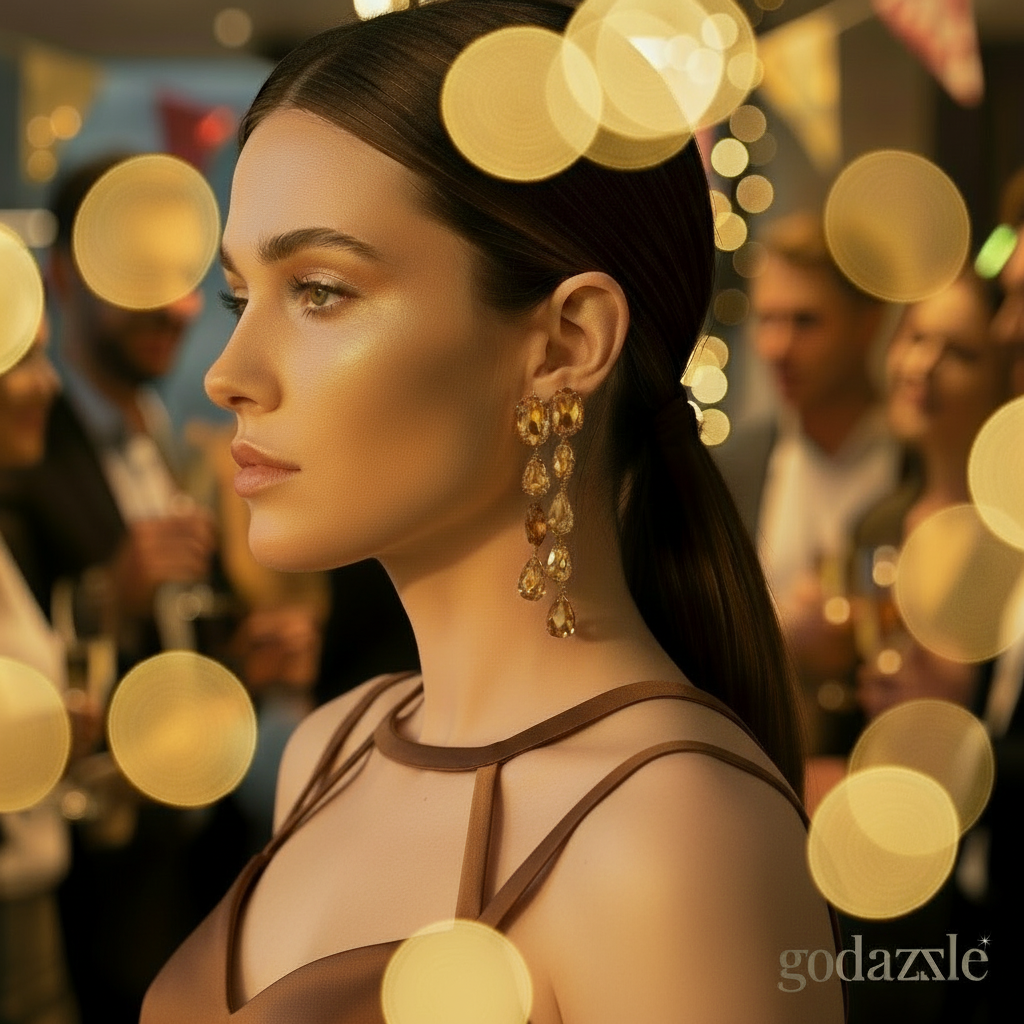 Stella Golden Dangler - GoDazzle