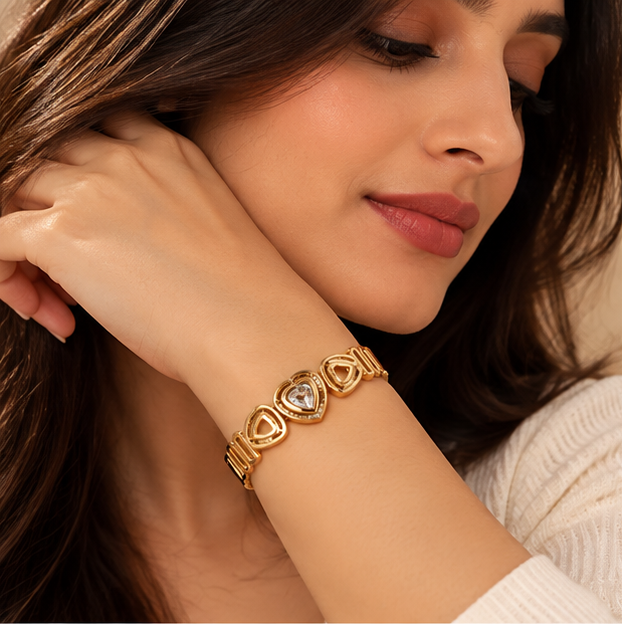 Fiyaat Gold Kada Bracelet IC
