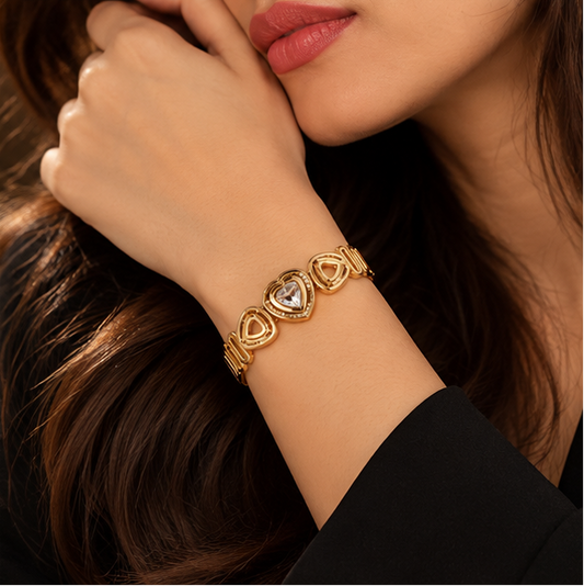 Fiyaat Gold Kada Bracelet IC - GoDazzle